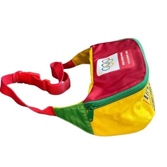 Vtg RARE Adidas M&Ms Fanny Pack Worldwide Sponsor of 1992 Olympic Games